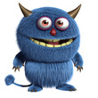 blue furry alien
