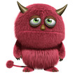 red hairy alien