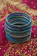 Indian Bangles and Sari Material