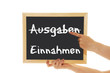 Tafel Ausgaben / Einnahmen