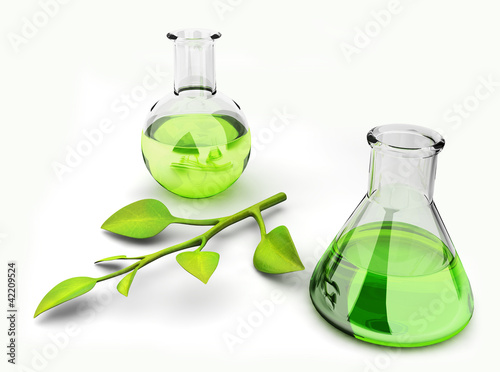 Illustration: Green research - Natural medicine Green research - Natural medicine