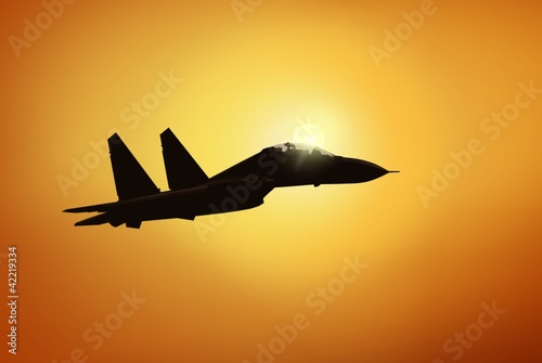 Illustration: Jet fighter Jet fighter