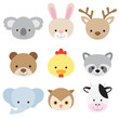 Animal Face Set
