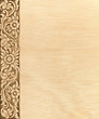 flower carved frame