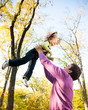 Man with child