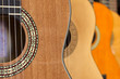 guitars in the music store