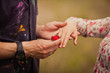 Proposal of marriage with beautiful ring