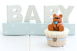 Baby shower cupcake