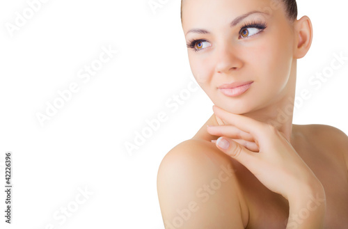 Photo: Portrait of a beautiful young woman Portrait of a beautiful young woman