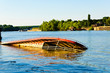 Sinking boat