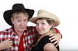 Foto: Cowboy mit seinem Cowgirl Cowboy mit seinem Cowgirl