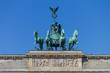 Quadriga of the Brandenburg Gate in Berlin
