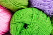 Photo: Multi-colored balls of yarn Multi-colored balls of yarn
