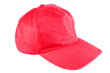Photo: Red sport hat isolated Red sport hat isolated