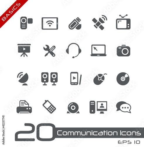 Vector: Communication Icons // Basics Communication Icons // Basics