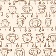 Vektor: Kids Choir Pattern. Kids Choir Pattern.