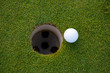 Foto: Golf hole aerial view Golf hole aerial view
