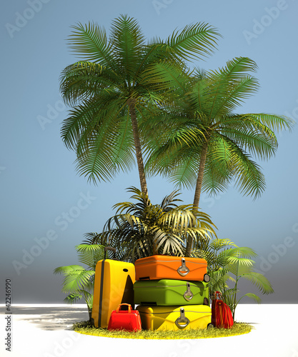 Illustration: Travel island Travel island