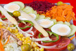 Racion of fresh vegetables