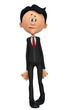businessman in shy
