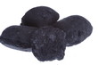 isolated  coal, carbon nuggets
