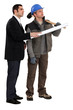 A carpenter and his foreman.