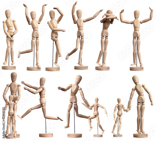 Photo: Wooden Mannequins Wooden Mannequins
