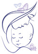 Vector: Mother and baby Mother and baby