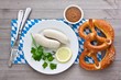 Weißwurst mit Brezel