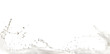 Milk splash, isolated on white background