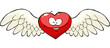 Heart with wings