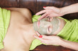 Foto: mask on the face mask on the face
