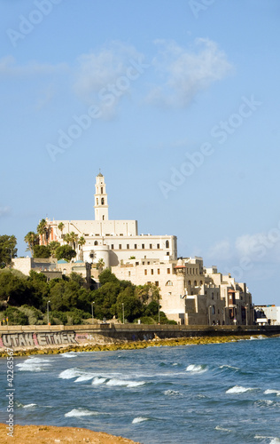 Photo: St. Peter's Church old city Jaffa Tel Aviv Israel on Mediterrane St. Peter's Church old city Jaffa Tel Aviv Israel on Mediterrane