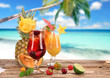 Cocktails on the beach