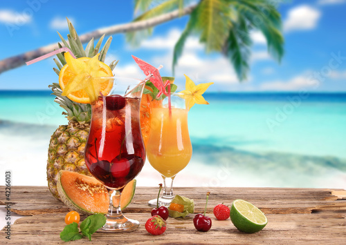 Foto: Cocktails on the beach Cocktails on the beach