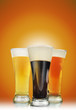 Foto: Alcohol Beer Glasses with Foam Alcohol Beer Glasses with Foam