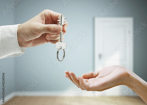 Photo: Handing over the keys Handing over the keys