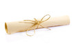 Photo: roll of old paper roll of old paper