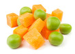 carrots and peas