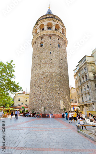Photo: Galata tower in Istanbul, Turkey Galata tower in Istanbul, Turkey