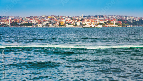 Photo: view on Istanbul through Bosphorus view on Istanbul through Bosphorus