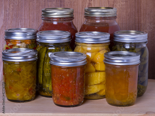 Photo: Homemade preserves and fruits Homemade preserves and fruits