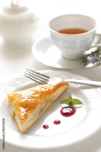 Photo: Meat pie and english tea Meat pie and english tea
