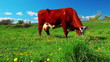 Video: cow on meadow cow on meadow
