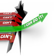Can Vs Can't Arrow Rises Over Hole Wins Competition