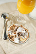 Photo: Cereal bowl with orange juice Cereal bowl with orange juice