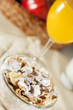 Photo: Cereal bowl with orange juice Cereal bowl with orange juice