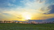 summer landscape - sunset