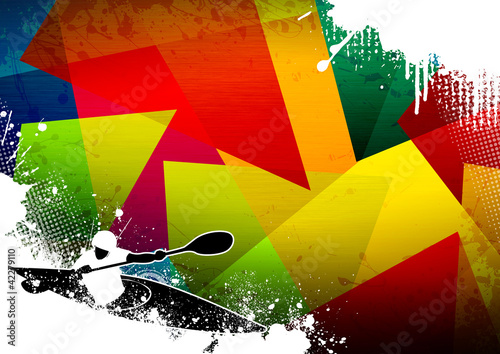 Illustration: Slalom kayak Slalom kayak