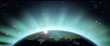 World globe eclipse background